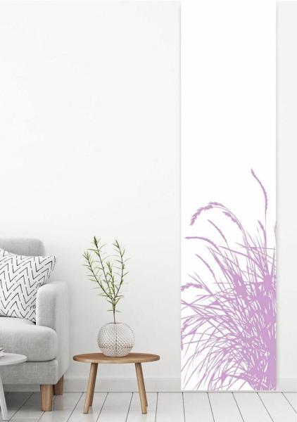 Flächenvorhang Reed24 Flieder L blanco,  Schiebevorhang, Schiebegardine, modern, 60 cm breit, 2,65 m hoch, 3 m hoch